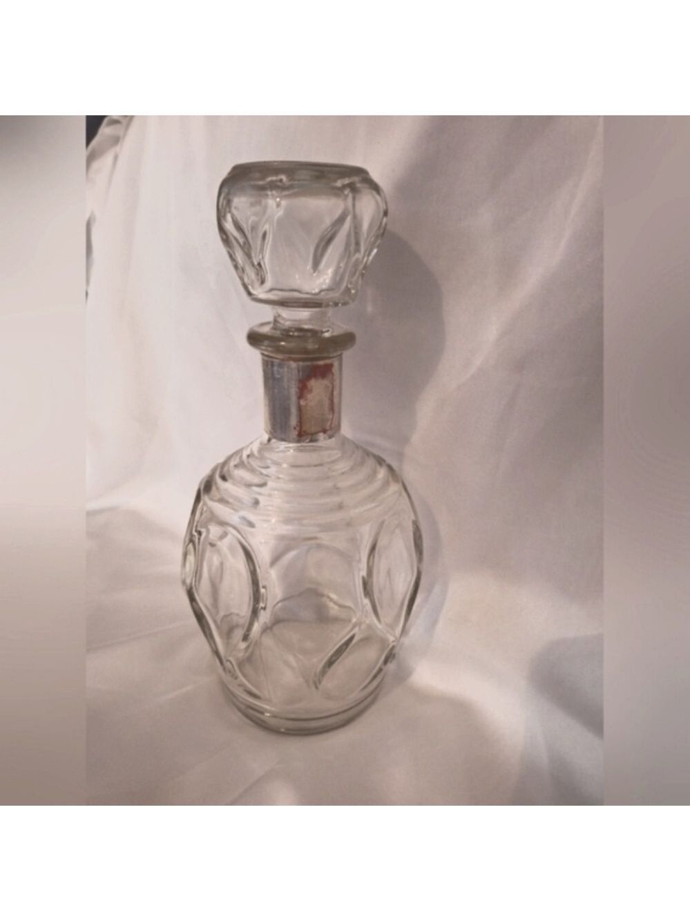 Vintage decorative glass decanter